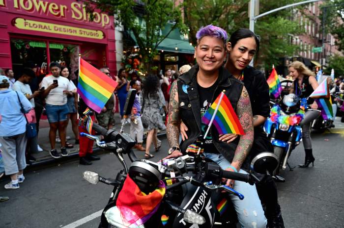 Sirens NYC get ready to rev their engines at 2023 Brooklyn Pride.