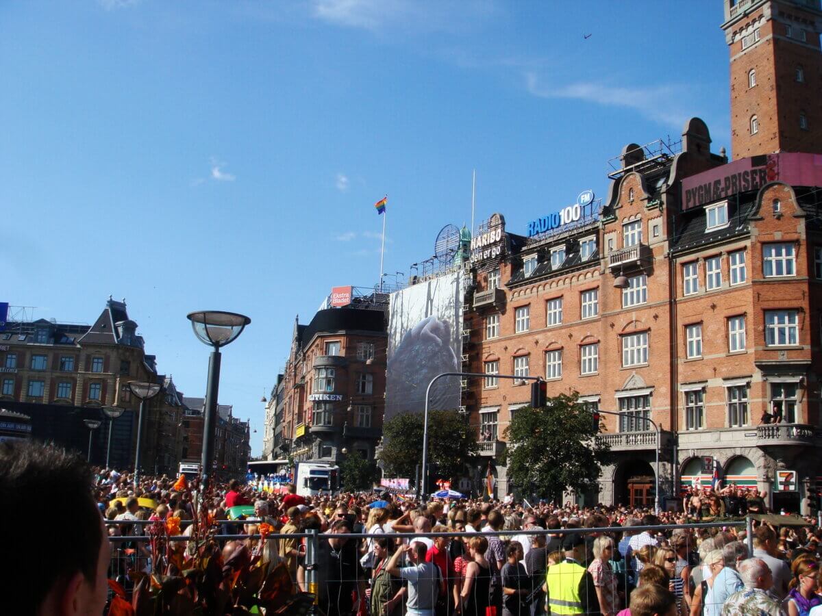 Pride in Copenhagen, Denmark.