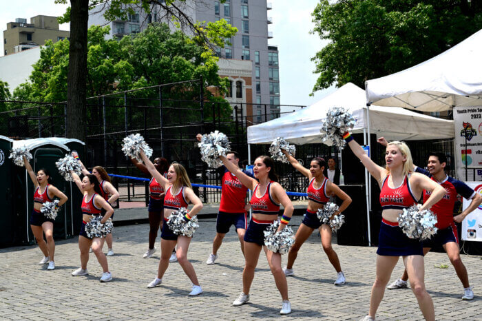Gotham Cheer brings the energy to Youth Pride.