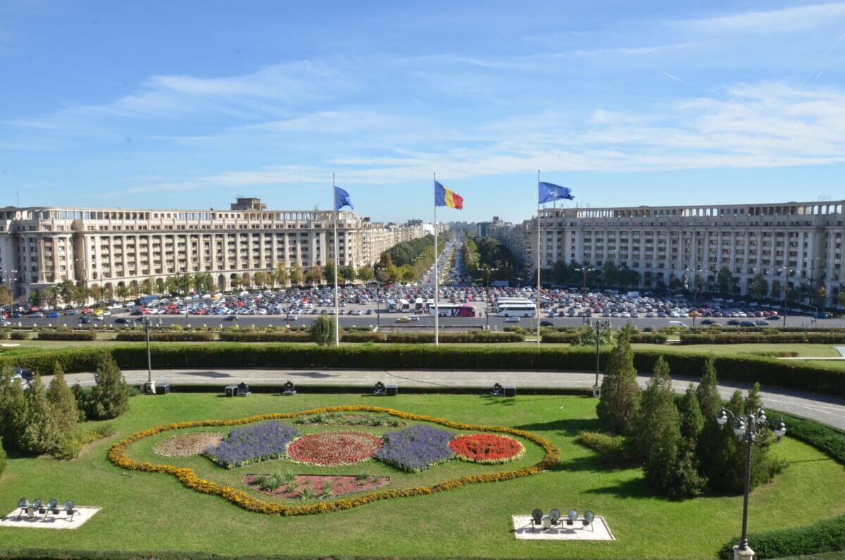 Romania's Palace of the Parliament.