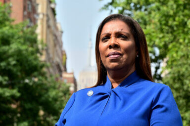 State Attorney General Letitia James.