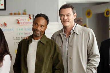 Billy Porter and Luke Evans in "Our Son."