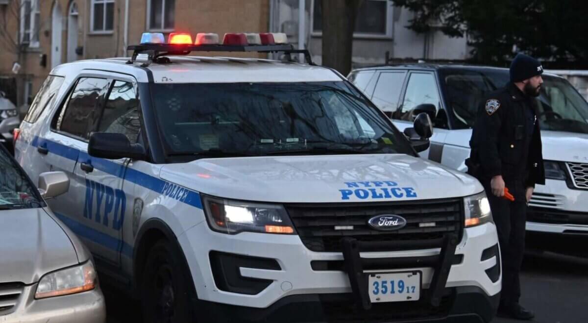 The NYPD arrested one man and is searching for another individual after they allegedly robbed a man in an anti-LGBTQ attack.