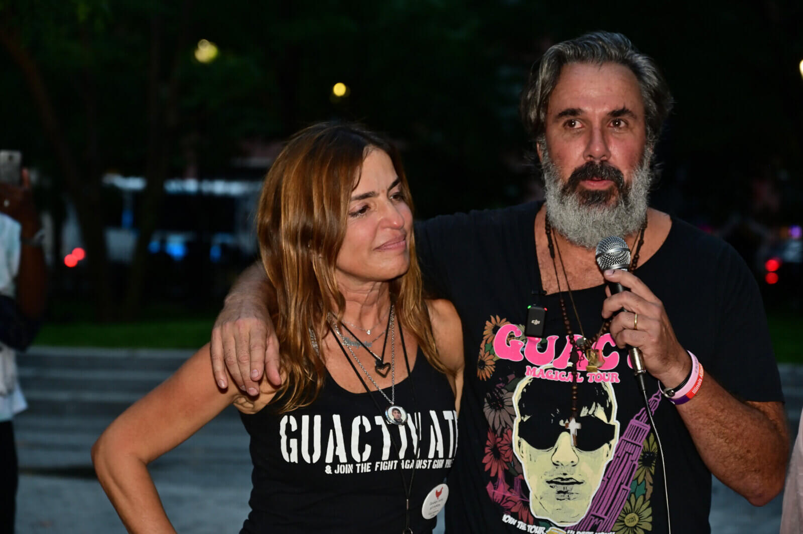 Gays Against Guns, parents of Parkland victim meet at NYC AIDS Memorial