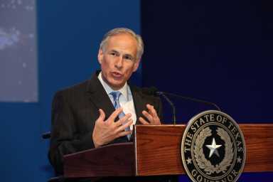 Texas Governor Greg Abbott.