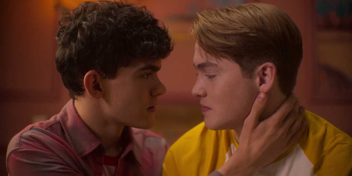 Charlie (Joe Locke) and Nick (Kit Connor) in the second season of "Heartstopper"