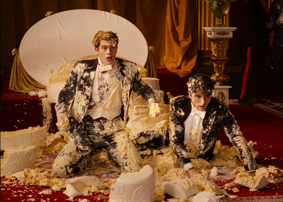 Nicholas Galitzine and Taylor Zakhar Perez star as Prince Henry and Alex Claremont-Diaz in "Red, White & Royal Blue."