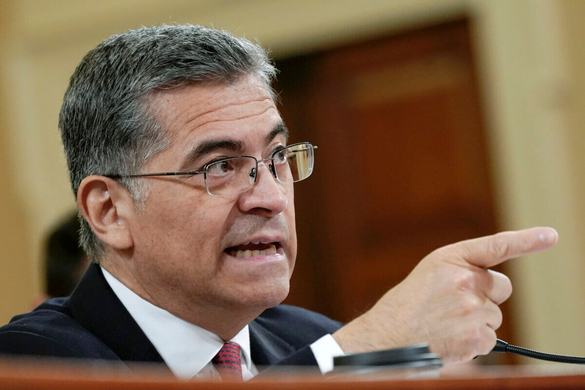 Health and Human Services Secretary Xavier Becerra testifies during the House Committee hearing on Ways and Means hearing, March 28, 2023, on Capitol Hill in Washington.