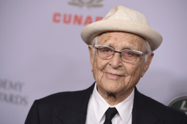 Norman Lear arrives at the BAFTA Los Angeles Britannia Awards at the Beverly Hilton Hotel on Friday, Oct. 25, 2019, in Beverly Hills, Calif.