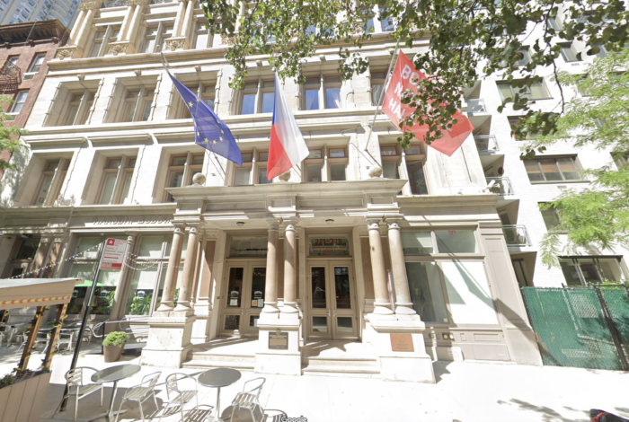The Bohemian National Hall is located on the Upper East Side at 321 E. 73rd St.