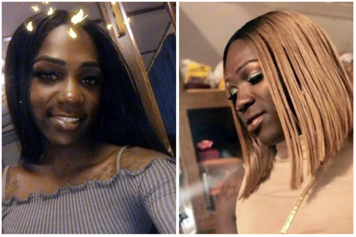 Undated selfie images provided courtesy of the Dime Doe family show Dime Doe, a Black transgender woman.