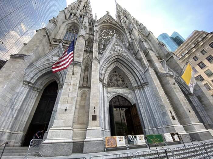The late Cecilia Gentili's funeral was held at St. Patrick's Cathedral in Manhattan on Feb. 15.