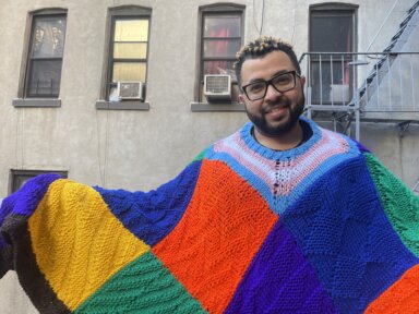 Austin Rivers founded Knit the Rainbow in April 2020.