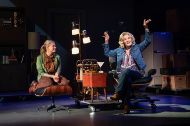 Celia Keenan Bolger and Jessica Lange in "Mother Play."