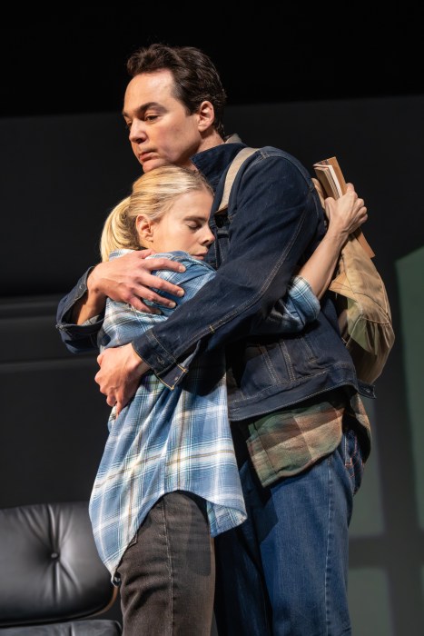 Celia Keenan Bolger and Jim Parsons in "Mother Play."