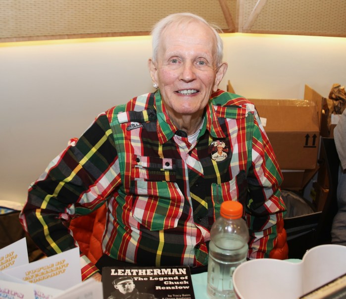 LGBTQ rights activist Randy Wicker at the Rainbow Book Fair in New York on Saturday, April 20, 2024.