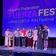 Colectivo Intercultural Transgrediendo, a Queens-based group committed to supporting the trans community, was honored at Fuerza Fest.