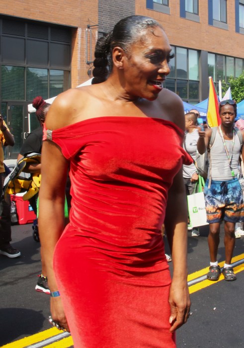 Egyptt Labeija commented on the heat during a performance at Da Bronx Pride Festival.
