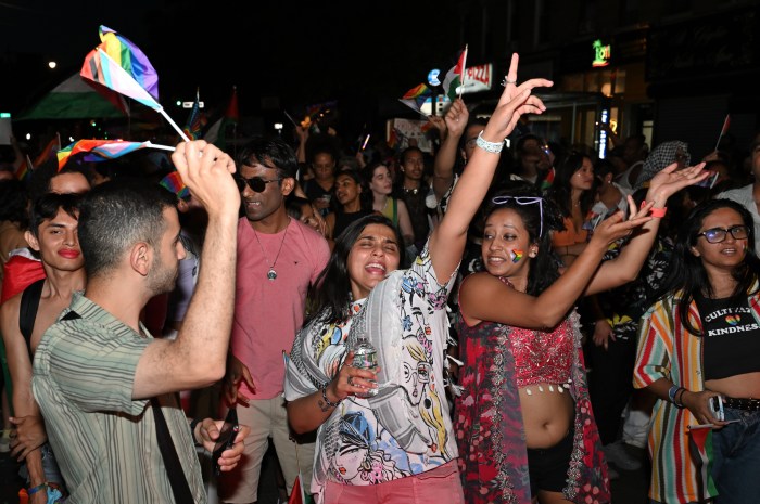 Salga NYC, which has served the South Asian queer and trans community of New York City since 1992, enjoys the festivities.