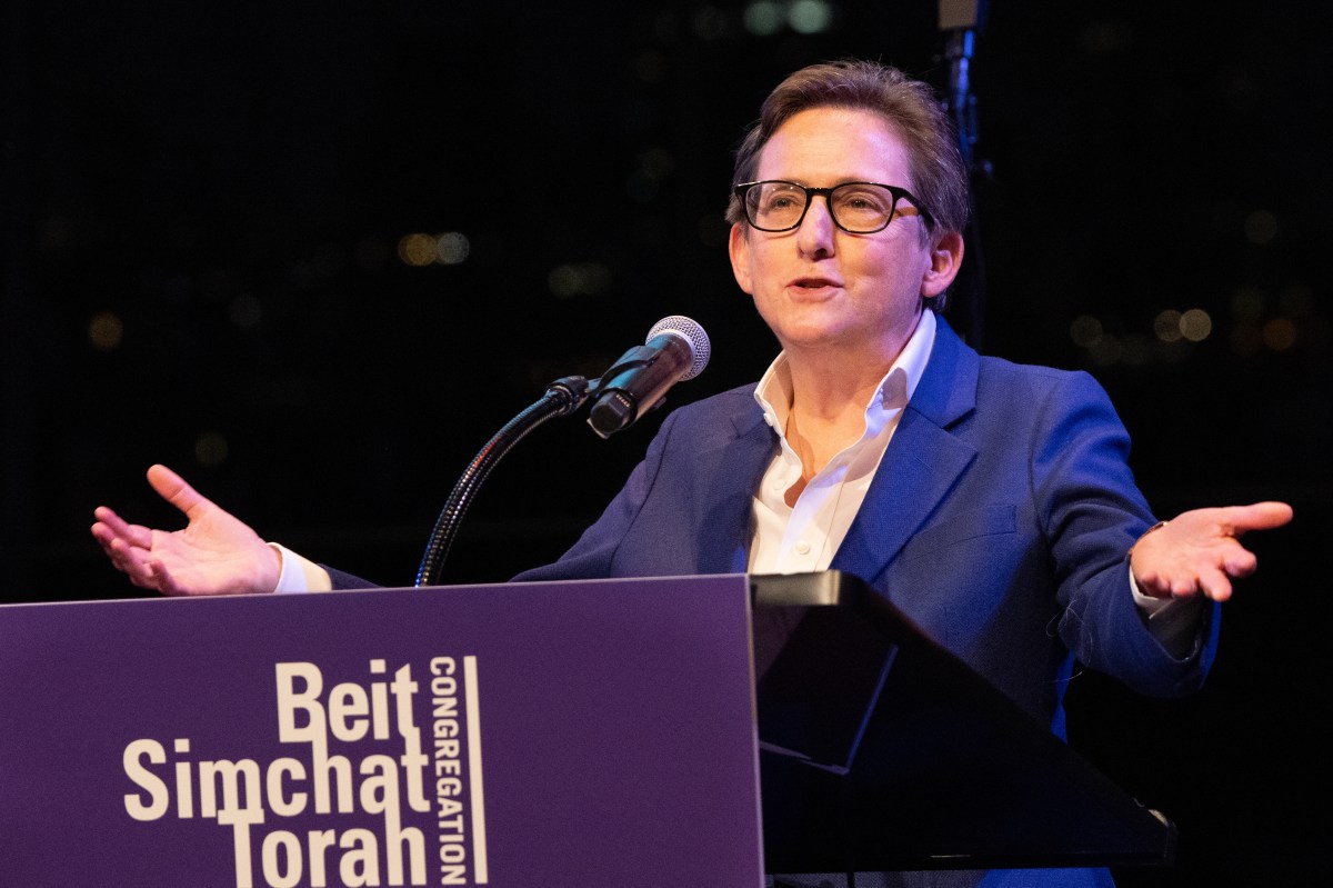 Rabbi Sharon Kleinbaum of Congregation Beit Simchat Torah.