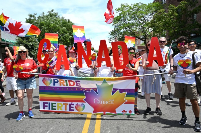 Canadians show their Pride.