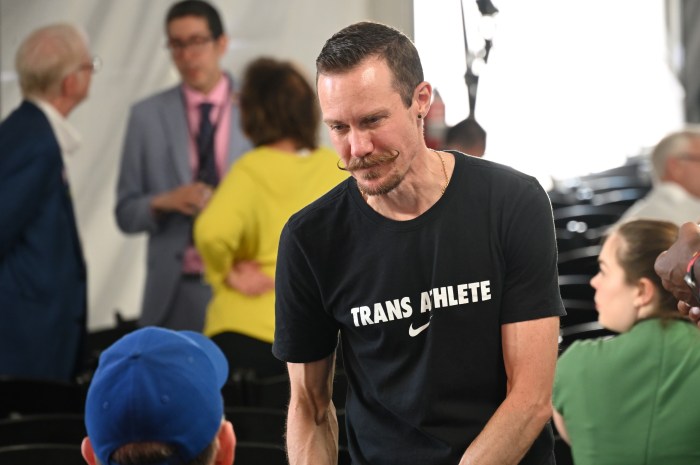Trailblazing trans athlete Chris Mosier.