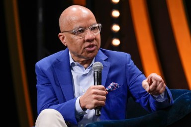 Darren Walker, president of the Ford Foundation, participates in the Global Citizen NOW conference in New York, April 28, 2023.