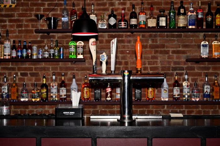 The Boiler Room's bar at the new space.