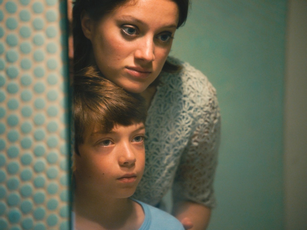 Colette (Nadia Tereszkiewicz) and her son, Thomas (Charlie Vauselle), in "Red Island."