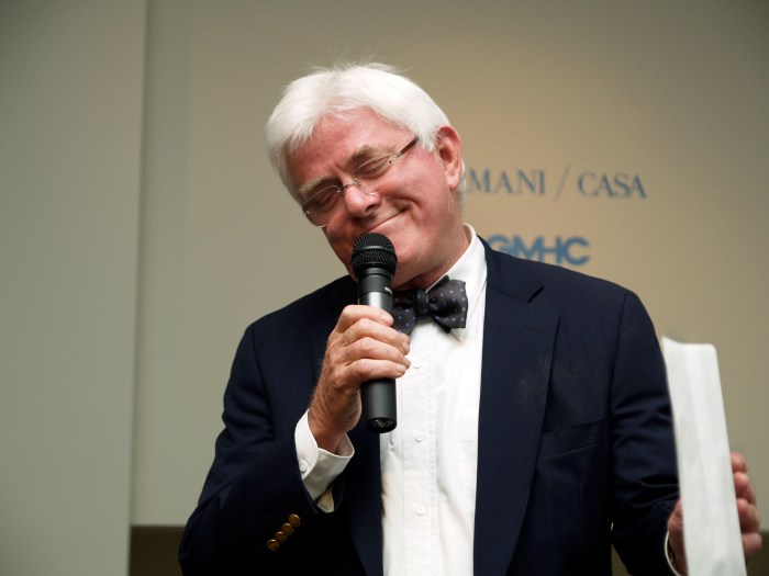 Phil Donahue at GMHC's Toast at Twilight in 2005.