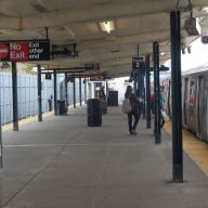 The Canarsie-Rockaway Parkway subway platform.