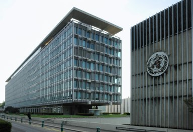 The World Health Organization's headquarters in Geneva, Switzerland.