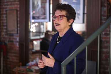 Billie Jean King, 80, is poised to become the first female athlete to receive a Congressional Gold Medal.