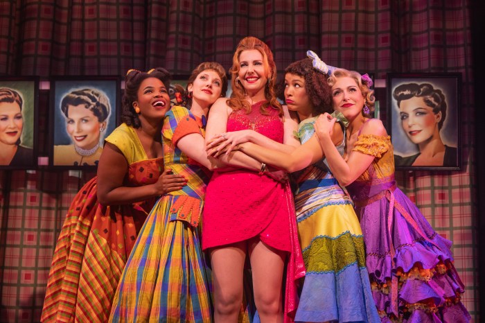 Marla Mindelle and ensemble in "The Big Gay Jamboree."