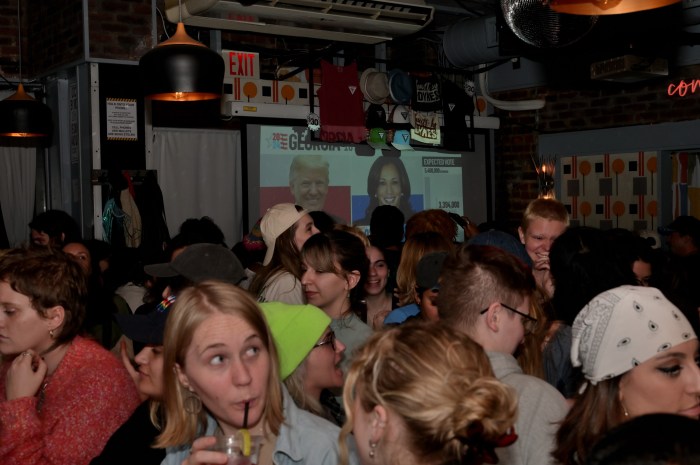 Henrietta Hudson was buzzing with patrons on election night as the results rolled in.