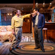 Robin Lord Taylor as Tennessee Williams and Brandon Flynn as Marlon Brando.