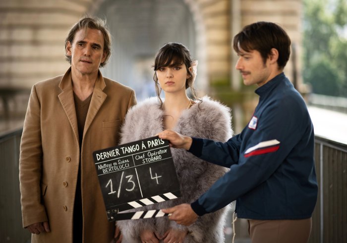 Three people in a scene from "Being Maria."