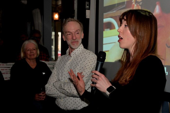 Hosts Steve Helmke and Erin Wells.