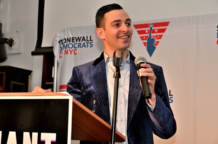 Stonewall Democratic Club of NYC president Gabriel Lewenstein.