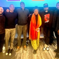 From left to right: Jathan Martin, Dr. Roderick A. Ferguson, Cornelius Moore, Aishah Shahidah Simmons, Darnell L. Moore, Dr. Ahmad Greene-Hayes.