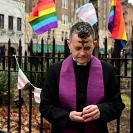 Rev. Liz Edman observes Ash Wednesday.