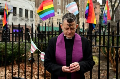 Rev. Liz Edman observes Ash Wednesday.