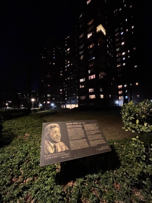 Rustin's former residence in Manhattan.