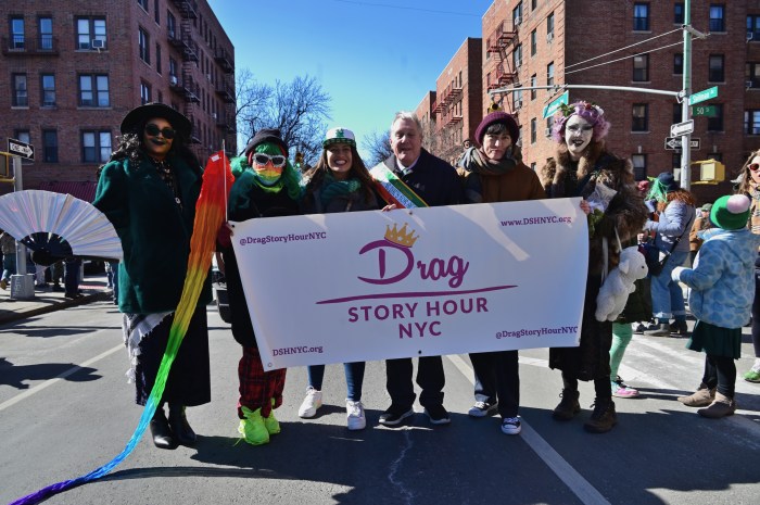 The Drag Story Hour contingent.