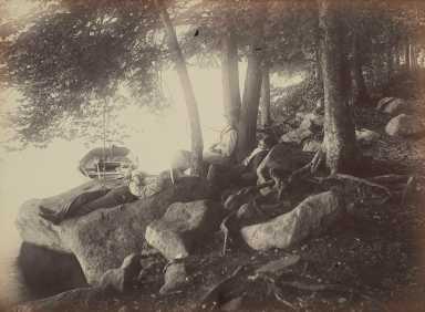 "Group on Petra, Lake Mahopac" (1888).