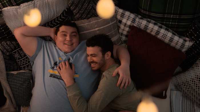 Max Talisman and actor Joey Pollari in "Things Like This."