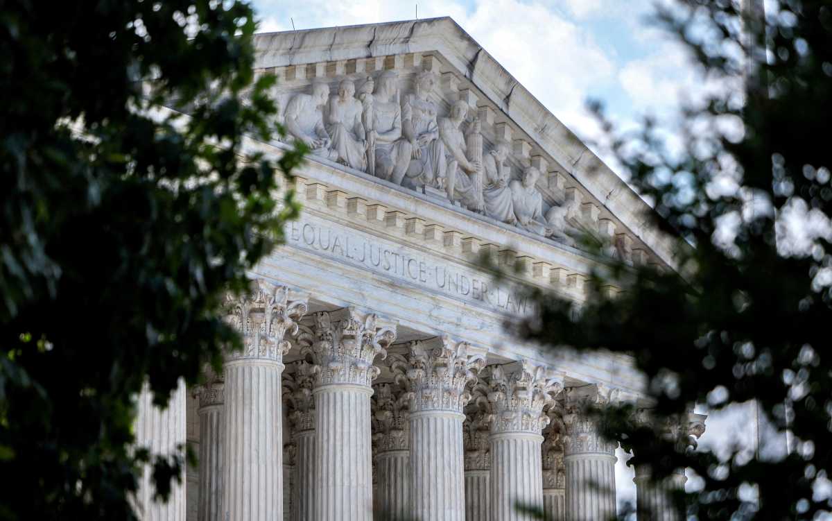 A view of the US Supreme Court building in Washington, U.S., June 17, 2024.