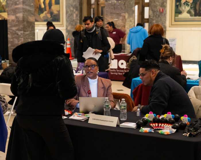A previous job fair hosted by the Office of Bronx Borough President Vanessa Gibson.