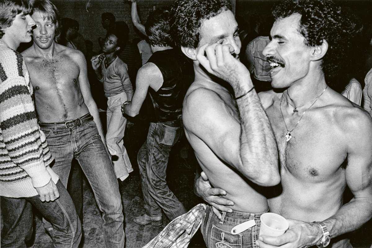 Crisco dancers in 1979, as depicted in the book "Queer Happened Here."