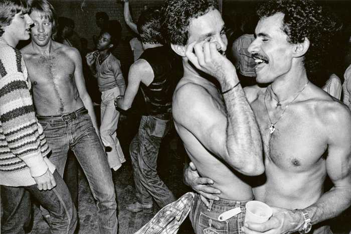Crisco dancers in 1979, as depicted in the book "Queer Happened Here."
